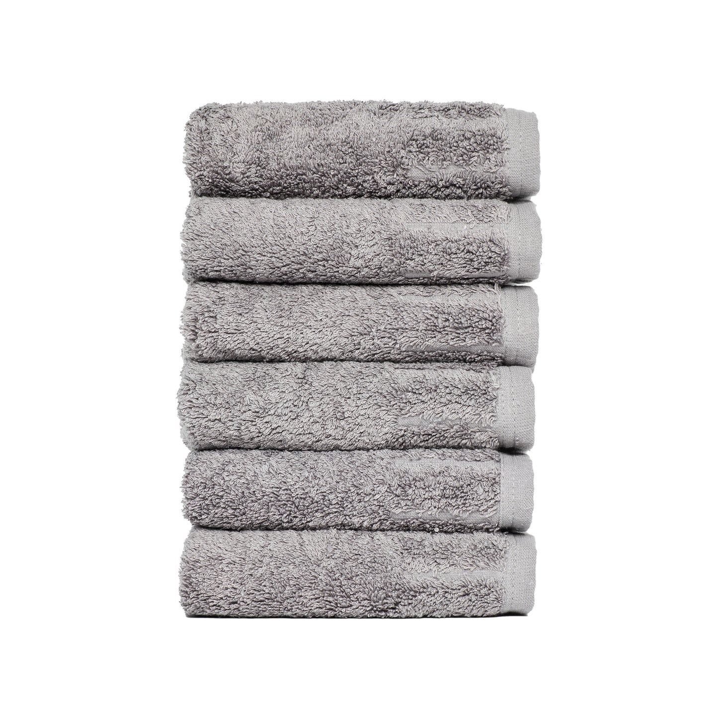 Luxurious 6 Washcloth Towels Set 100% Certified Egyptian Cotton Thick 700 GSM Ultra Absorbent Hotel & Spa quality 13”X13”