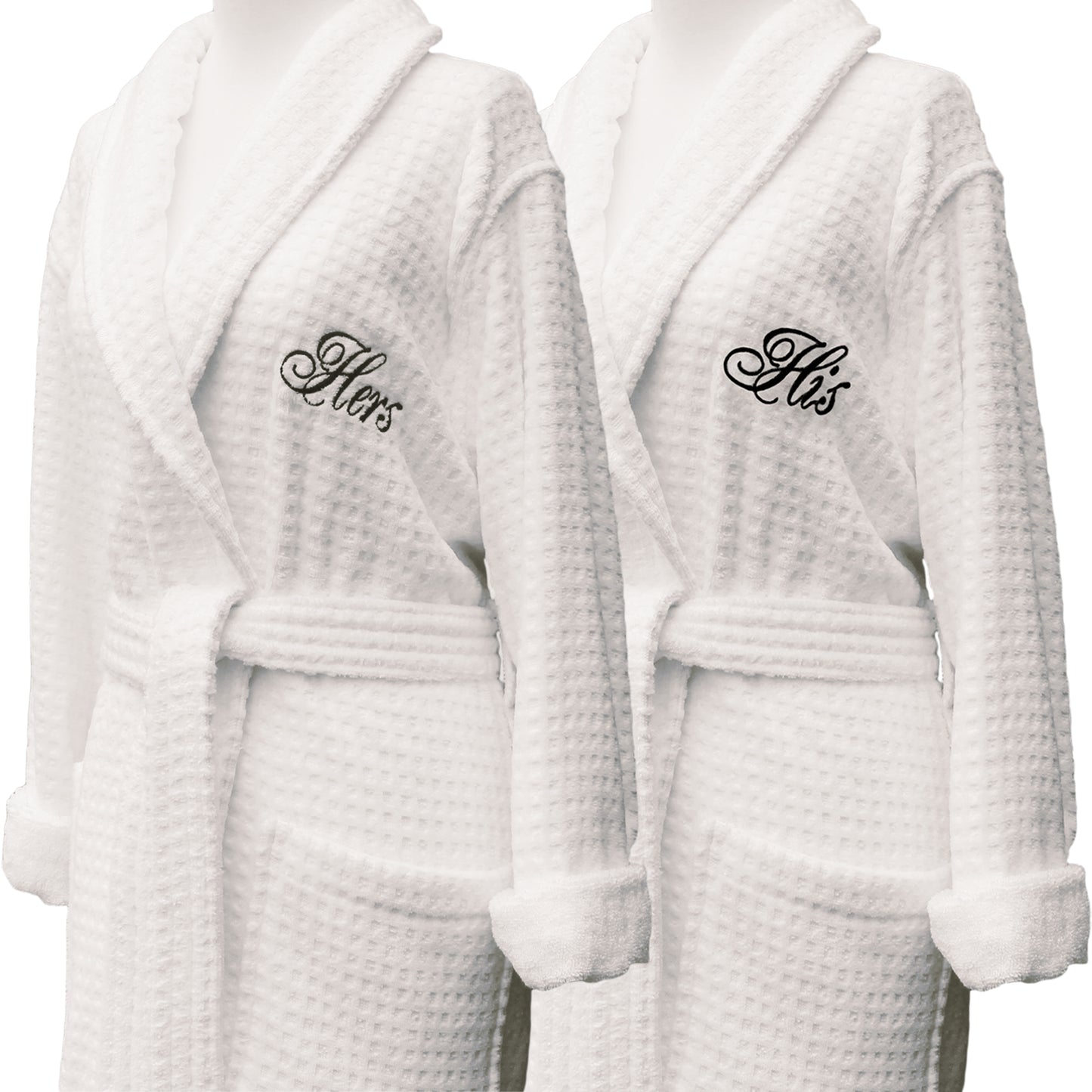 Ensemble cadeau, peignoirs en coton égyptien His & Hers, ensemble cadeau de mariée, cadeau de mariée marié, douche nuptiale, mariage, anniversaires