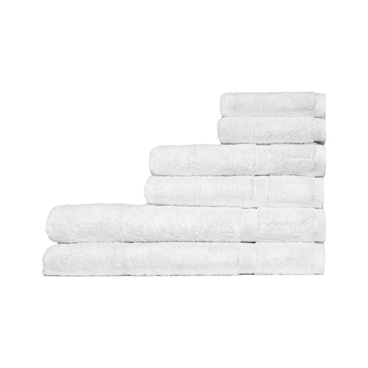 Luxurious 6 Piece Towel Set 100% Certified Egyptian Cotton Thick 700 GSM Ultra Absorbent Hotel & Spa quality (2 Bath Towels 2 Hand Towels 2 Washcloths)