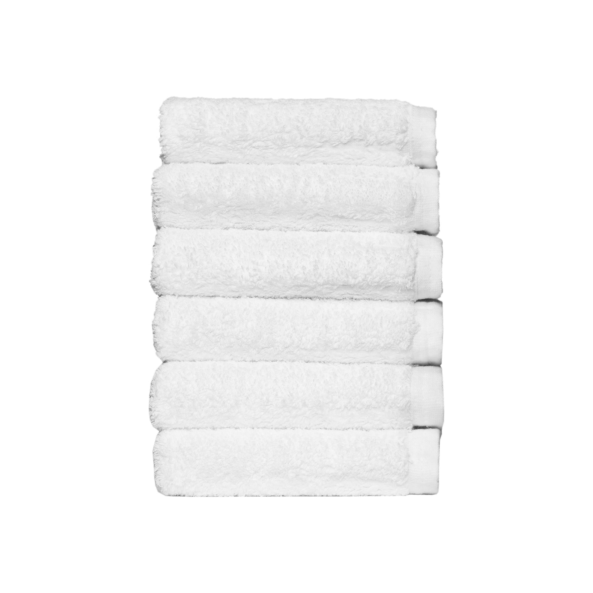 Standard Textile Vidori Hotel Towels Premium, Quick Drying and Highly  Absorbent, White, 6-Piece (2 of Each)
